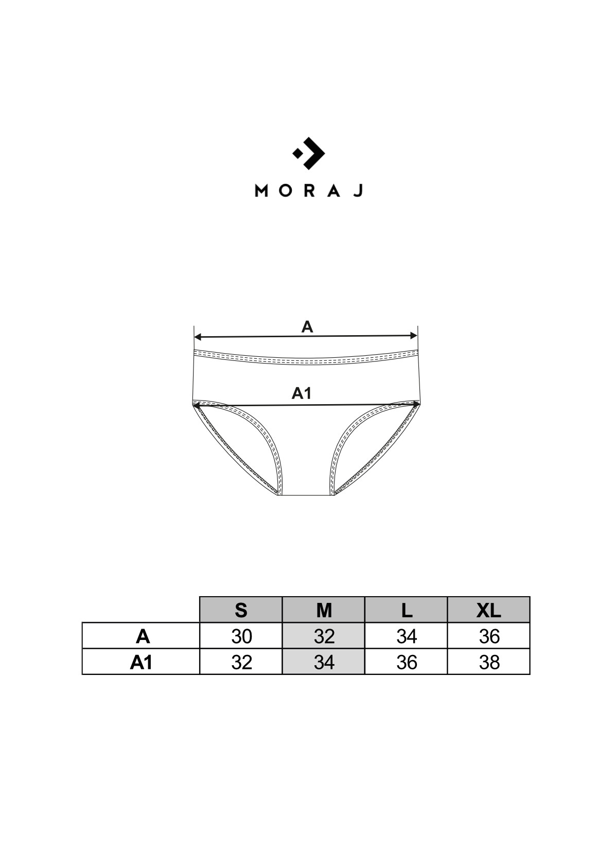 Damskie majtki figi bikini klasyczne z gumką w pasie 4 pak