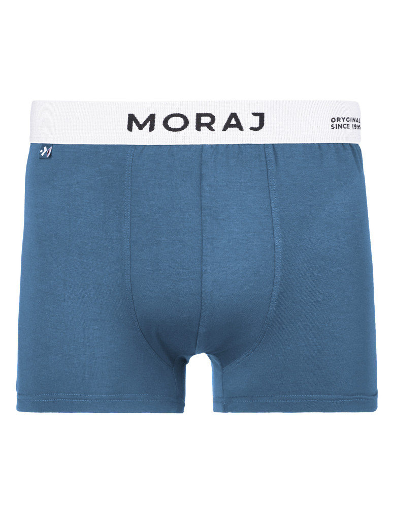 Bokserki dopasowane - Męskie bokserki z wiskozy bambusowej o klasycznym kroju JEANS - produkt moraj.pl 1