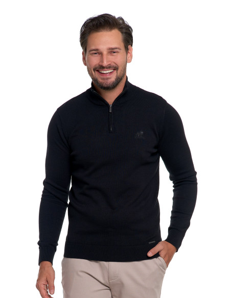 Męski sweter bawełniane ze...