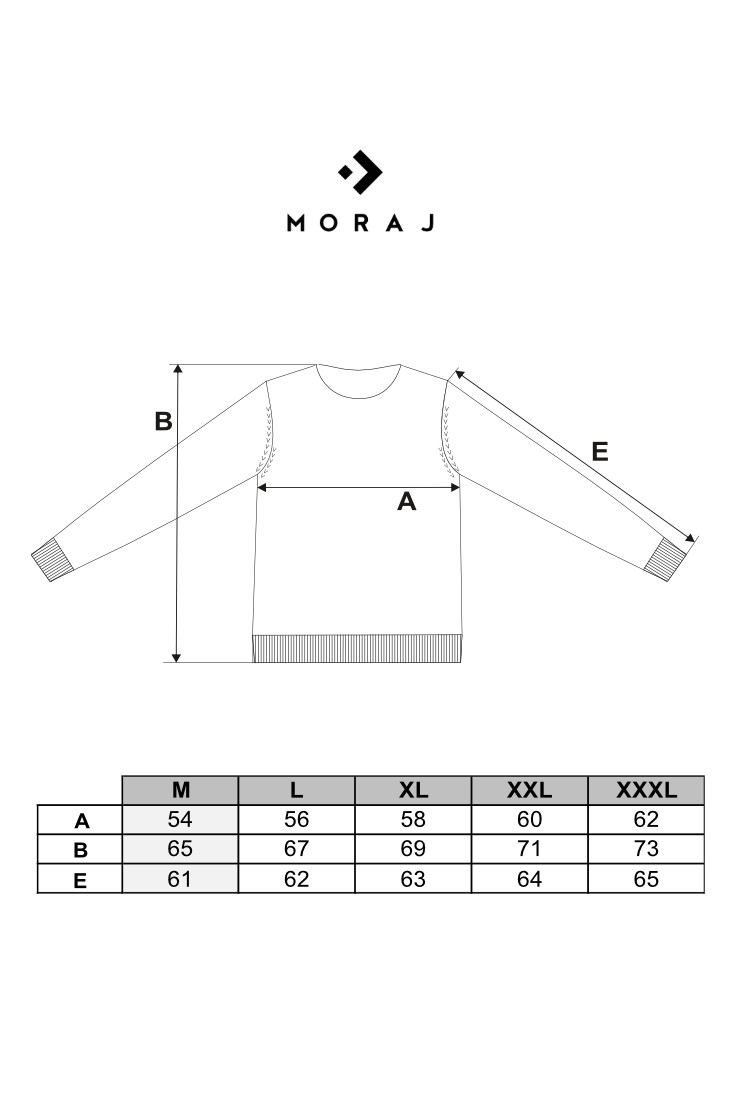 Męski sweter bawełniany z teksturą