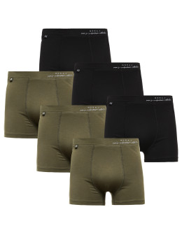Męskie bokserki bawełniane klasyczne dopasowane 6-pak
