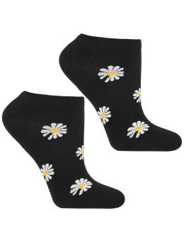Damskie skarpetki stopki w stokrotki 3-pak  - produkt 2