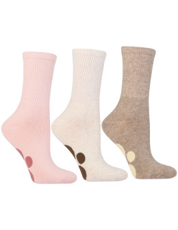 Skarpetki damskie długie z łapką pieska 3-pak