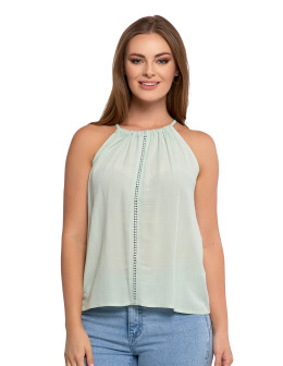 Bluzka damska na ramiączkach z haftem