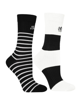 Skarpetki długie damskie z wiskozy bambusowej 2-pak