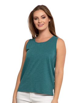 Damska bluzka bez rękawów z wiązanim na plecach