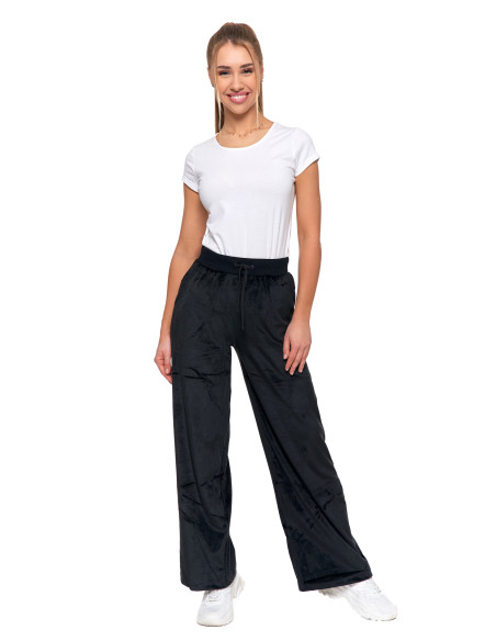 Welurowe dresowe spodnie...