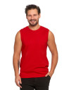 Koszulka męska tank top bez rękawów CZERWONY