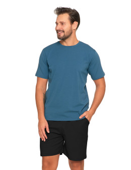 Piżama męska z krótkim rękawem i szortami