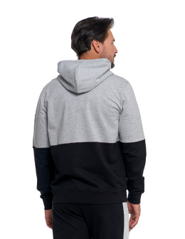 Bluza męska z kapturem i zamkiem dwukolorowa - produkt 2