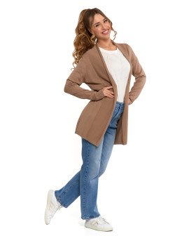 Kardigan damski sweter z długimi rekawami  - produkt 2
