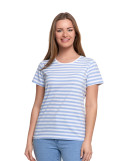 T-shirt damski bawełniany w paski