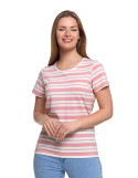 T-shirt damski bawełniany w paski