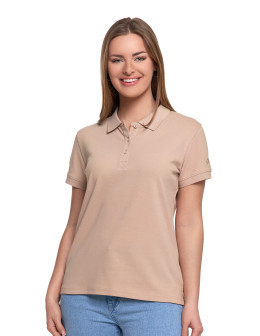 Koszulka polo damska z kołnierzykiem