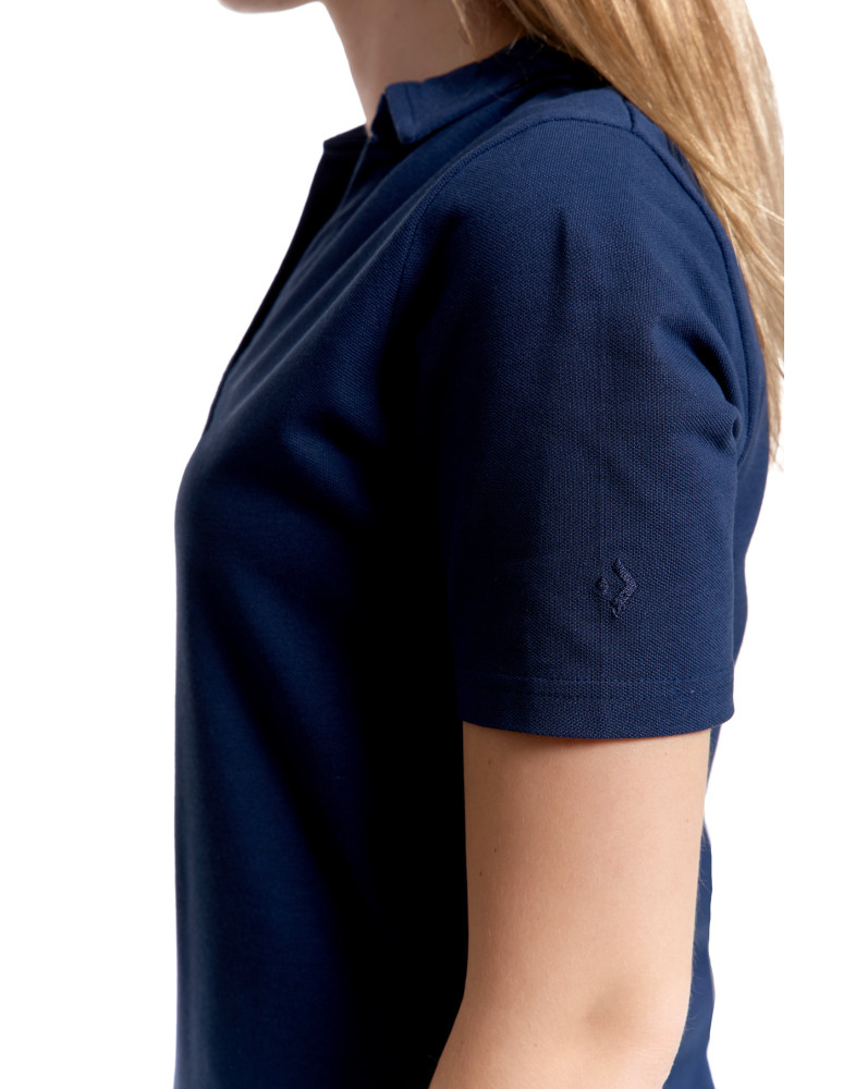 Polo - Damska koszulka polo z kołnierzykiem GRANATOWY - produkt moraj.pl 5