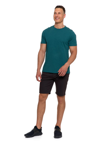 Koszulki, topy, koszule - T-shirt męski z bawełny klasyczny ZIELONY - produkt 5