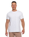 Męski T-shirt z bawełny 100% klasyczny BIAŁY