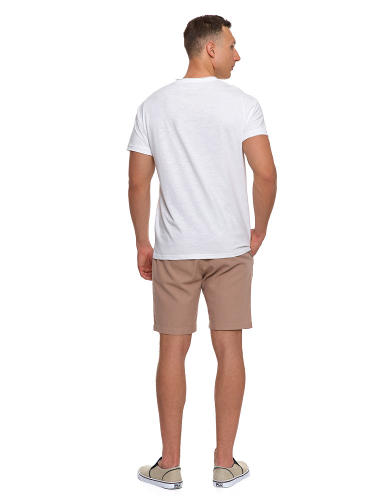 Koszulki, topy, koszule - Męski T-shirt z bawełny 100% klasyczny BIAŁY - produkt moraj.pl 8