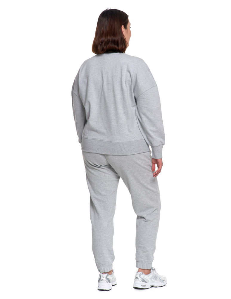 Bluzy - Bluza damska dresowa SZARY - produkt moraj.pl 3