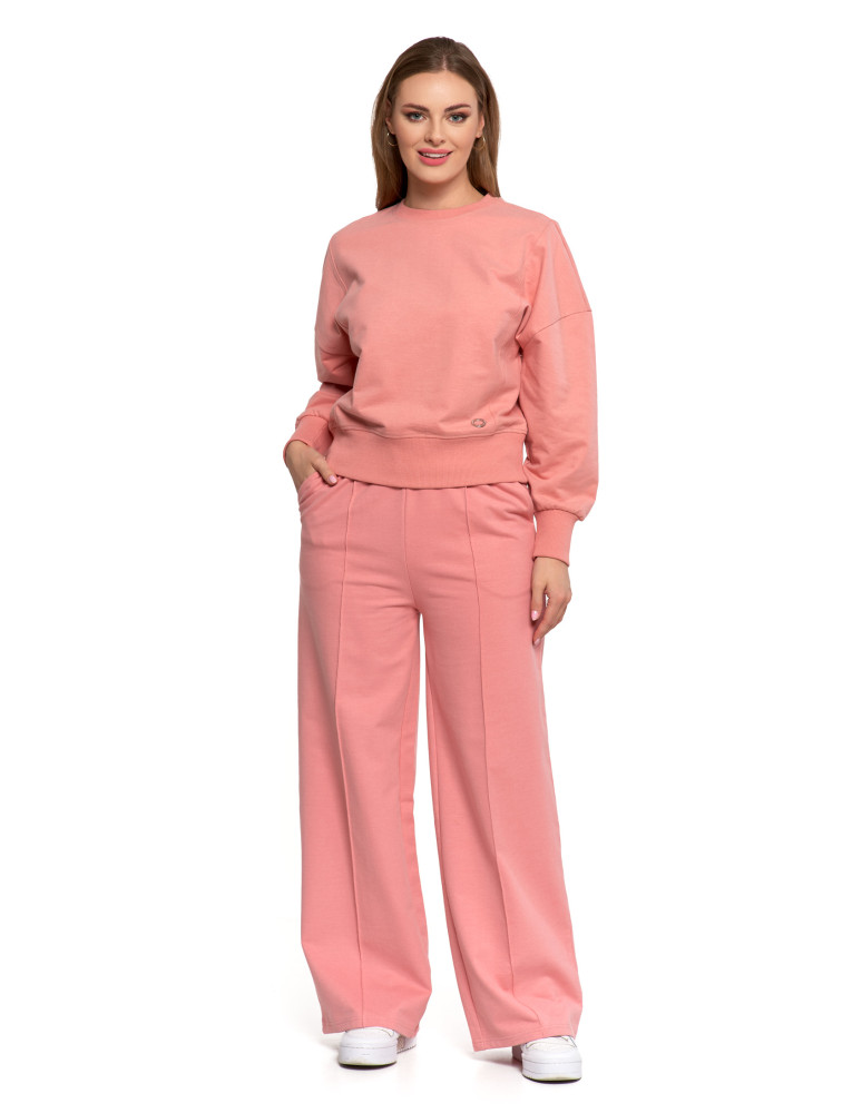 Bluzy - Bluza damska dresowa RÓŻOWY - produkt moraj.pl 5