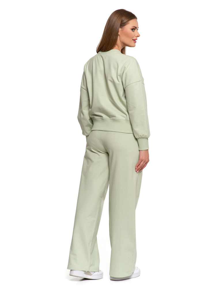 Bluzy - Bluza damska dresowa ZIELONY - produkt moraj.pl 3