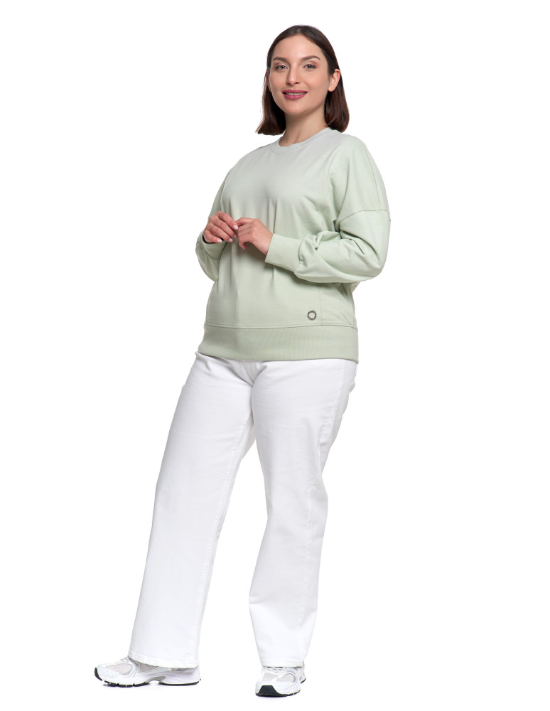 Bluzy - Bluza damska dresowa ZIELONY - produkt moraj.pl 7