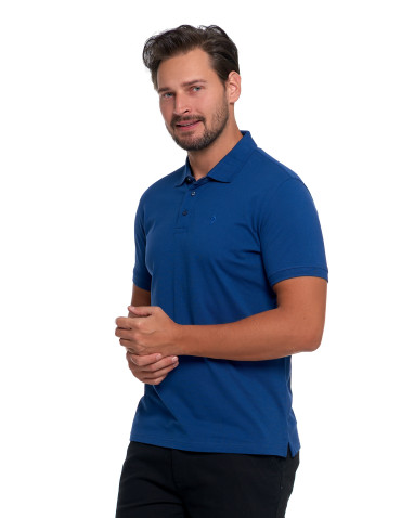 Polo - Męska koszulka polo z bawełny GRANATOWY - produkt 2