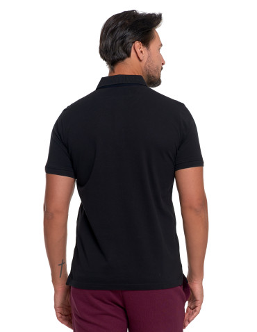 Polo - Męska koszulka polo z bawełny CZARNY - produkt 3