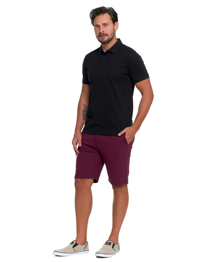 Polo - Męska koszulka polo z bawełny CZARNY - produkt moraj.pl 6