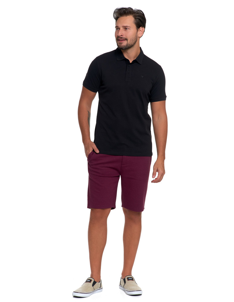 Polo - Męska koszulka polo z bawełny CZARNY - produkt moraj.pl 8