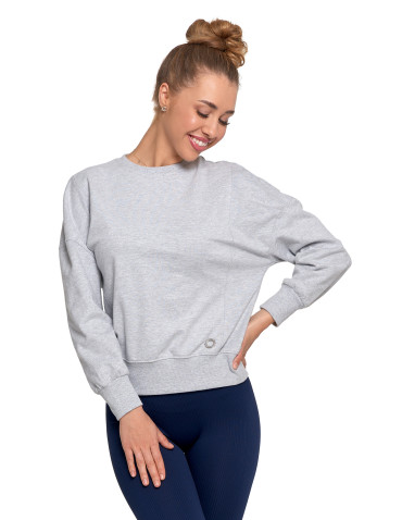 Bluzy - Bluza damska dresowa SZARY - produkt 7