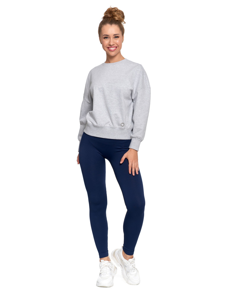 Bluzy - Bluza damska dresowa SZARY - produkt moraj.pl 9