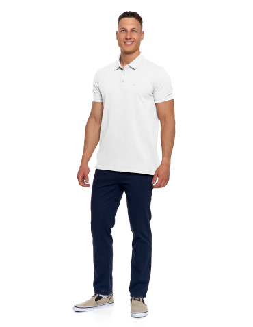 Polo - Męska koszulka polo z bawełny BIAŁY - produkt 3