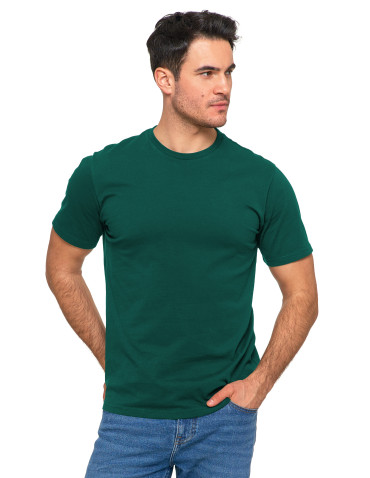 Koszulki, topy, koszule - Koszulka męska bawełniana krótki rękaw T-shirt Plus Size ZIELONY - produkt 1