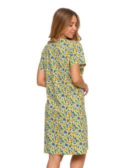 Damska koszula nocna rozpinana z krótkim rękawem  - produkt 2