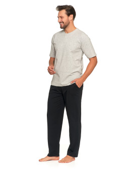 Piżama męska rozpinana z krótkim rękawem bawełniana  - produkt 2