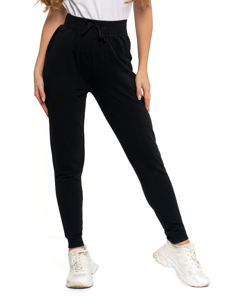 Spodnie - Spodnie damskie dresowe basic CZARNY - produkt moraj.pl 5