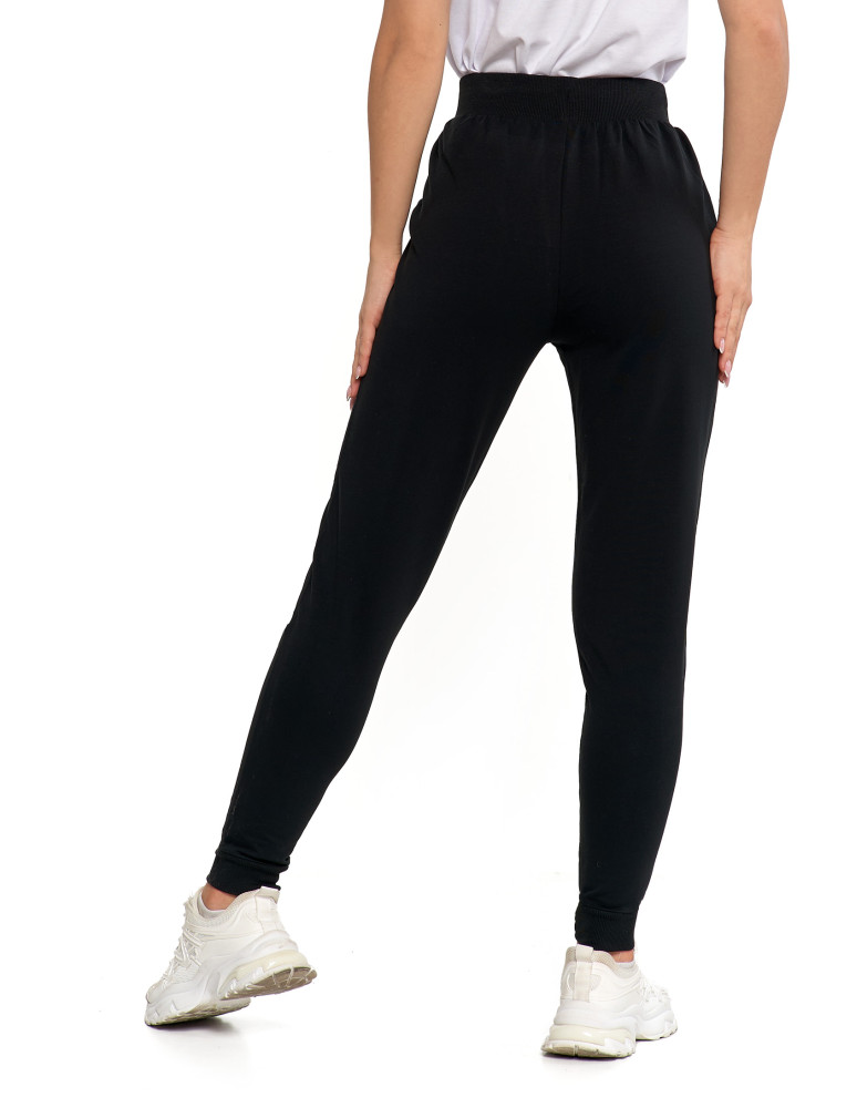 Spodnie - Spodnie damskie dresowe basic CZARNY - produkt moraj.pl 6