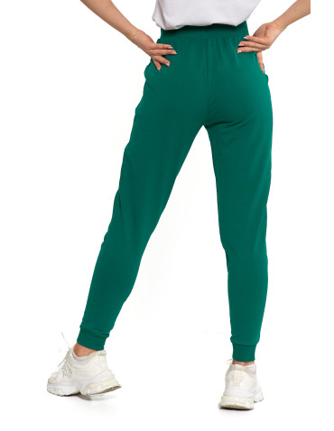 Spodnie - Spodnie damskie dresowe basic ZIELONY - produkt 5