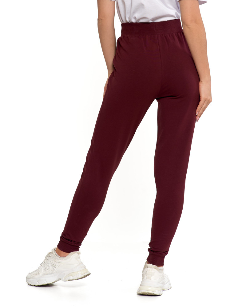 Spodnie - Spodnie damskie dresowe basic FIOLETOWY - produkt moraj.pl 5