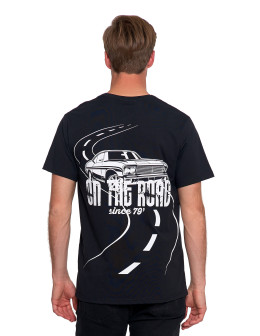 Męska koszulka bawełniana z nadrukiem samochodu  - produkt 2