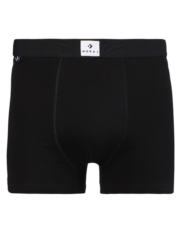 Bokserki dopasowane - Majtki bokserki męskie bawełniane dopasowane czarne 3-pak WZÓR  - produkt moraj.pl 3