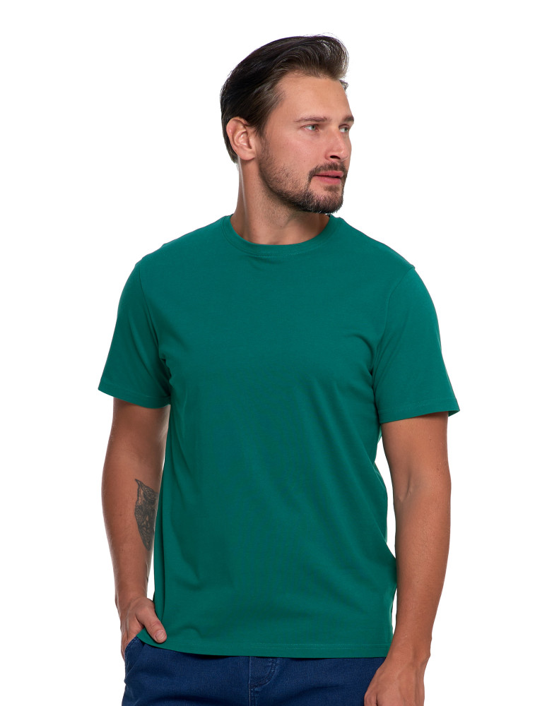 Koszulki, topy, koszule - Koszulka męska bawełniana T-shirt ZIELONY - produkt moraj.pl 1