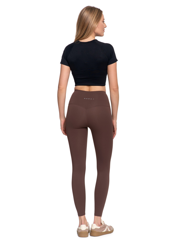 Legginsy - Legginsy damskie sportowe funkcyjne z wysokim stanem MOKKA - produkt moraj.pl 2