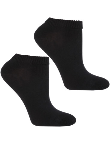 Stopki - Skarpetki damskie stopki klasyczne gładkie z lyocellu 3-pak MIX KOLOR - produkt 3