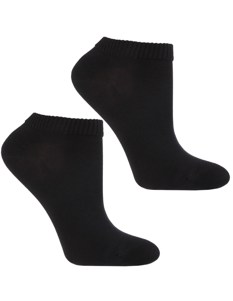 Stopki - Skarpetki damskie stopki klasyczne gładkie z lyocellu 3-pak MIX KOLOR  - produkt moraj.pl 3