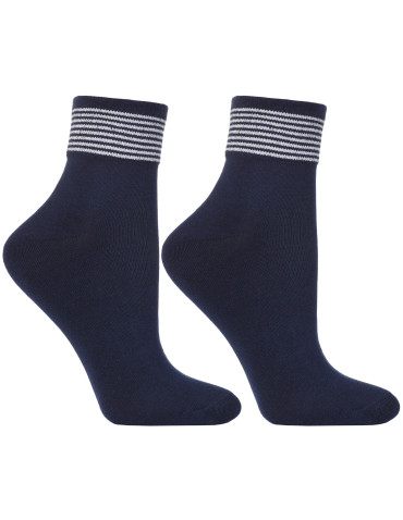 Skarpetki damskie klasyczne za kostkę bawełniane 3-pak  - produkt 2