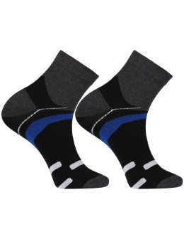 Skarpetki męskie sportowe bawełniane w paski 3-pak  - produkt 2