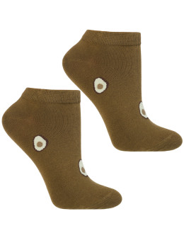 Skarpety stopki damskie w awokado 3-pak - produkt 2