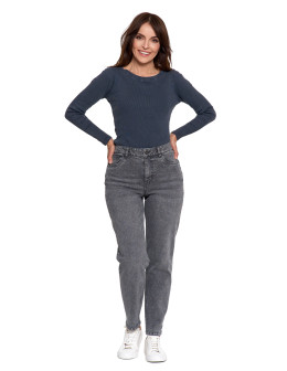 Damskie spodnie jeansowe mom fit  - produkt 2